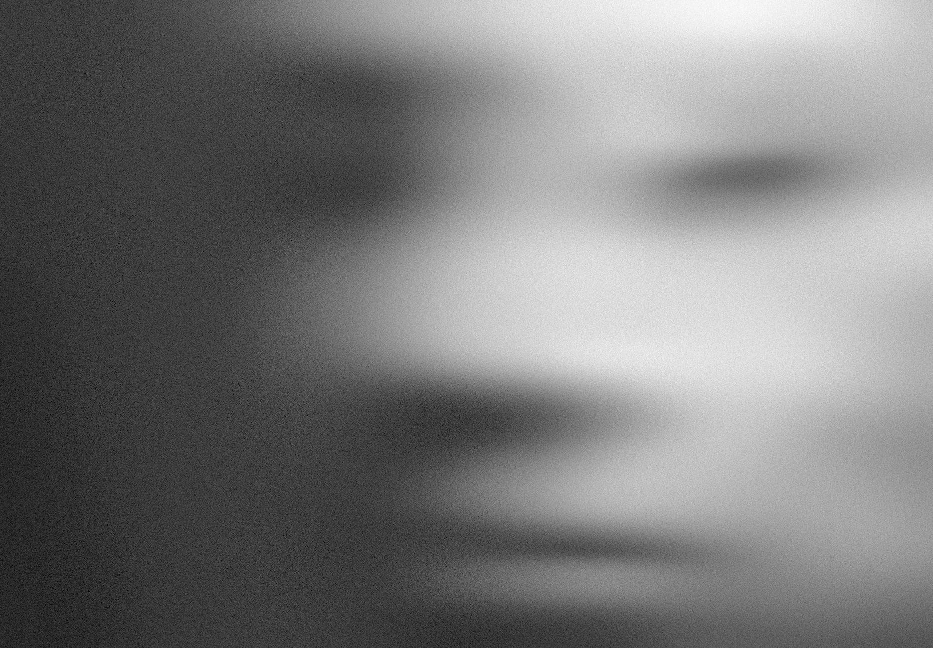 Blurry Grayscale Portrait